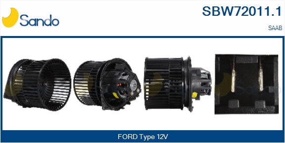 Ventilatore abitacolo SANDO SBW72011.1