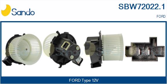 Ventilatore abitacolo SANDO SBW72022.1