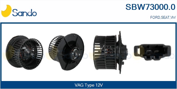 Ventilatore abitacolo SANDO SBW73000.0