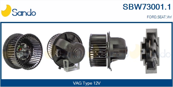 Ventilatore abitacolo SANDO SBW73001.1