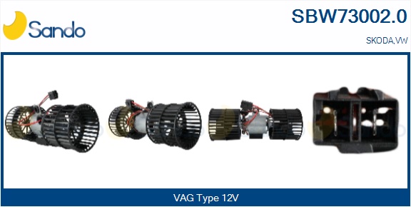 Ventilatore abitacolo SANDO SBW73002.0