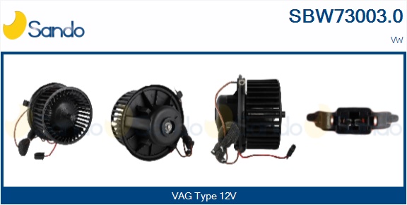 Ventilatore abitacolo SANDO SBW73003.0
