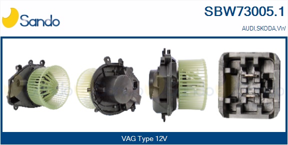 Ventilatore abitacolo SANDO SBW73005.1