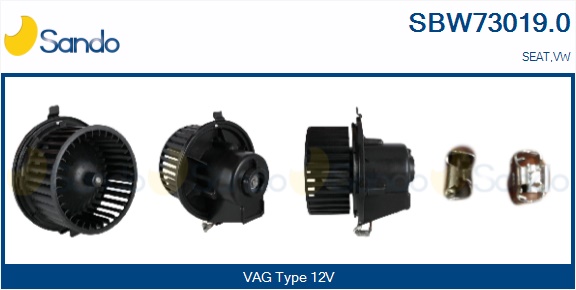 Ventilatore abitacolo SANDO SBW73019.0