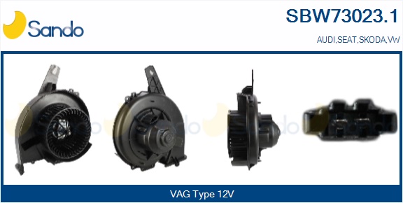 Ventilatore abitacolo SANDO SBW73023.1