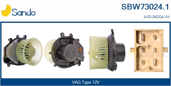 Ventilatore abitacolo SANDO SBW73024.1