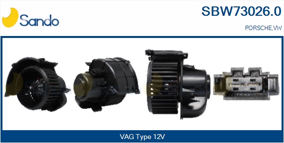 Ventilatore abitacolo SANDO SBW73026.0