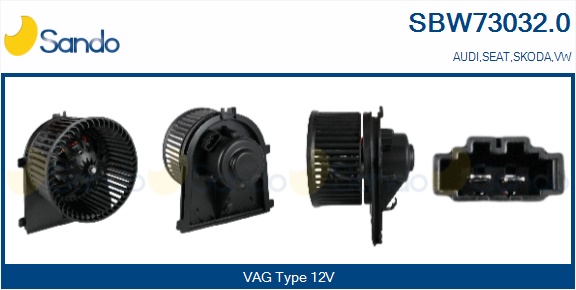 Ventilatore abitacolo SANDO SBW73032.0