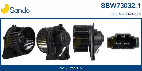 Ventilatore abitacolo SANDO SBW73032.1