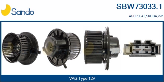 Ventilatore abitacolo SANDO SBW73033.1