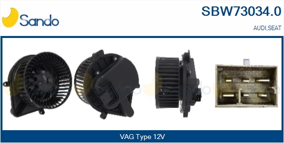 Ventilatore abitacolo SANDO SBW73034.0