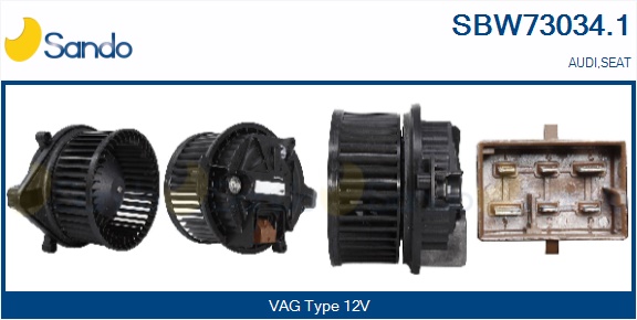 Ventilatore abitacolo SANDO SBW73034.1