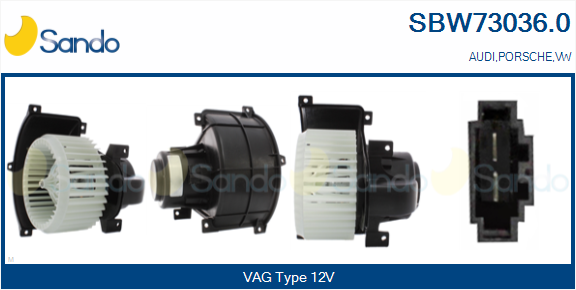 Ventilatore abitacolo SANDO SBW73036.0
