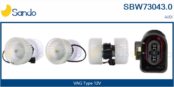 Ventilatore abitacolo SANDO SBW73043.0