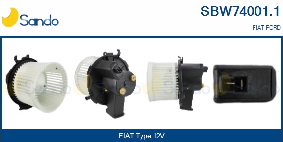 Ventilatore abitacolo SANDO SBW74001.1
