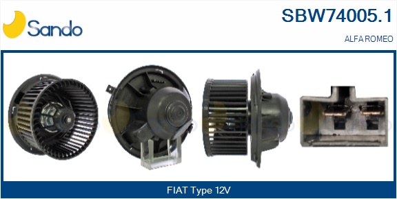 Ventilatore abitacolo SANDO SBW74005.1