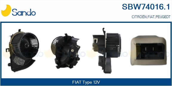 Ventilatore abitacolo SANDO SBW74016.1