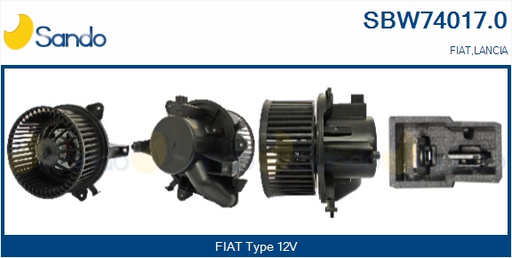 Ventilatore abitacolo SANDO SBW74017.0