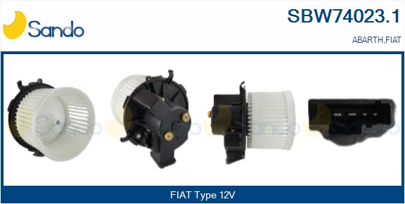 Ventilatore abitacolo SANDO SBW74023.1