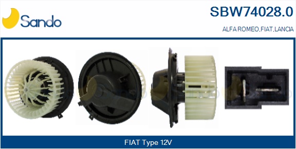 Ventilatore abitacolo SANDO SBW74028.0