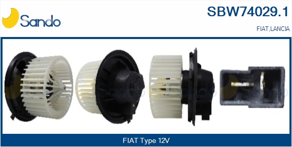 Ventilatore abitacolo SANDO SBW74029.1