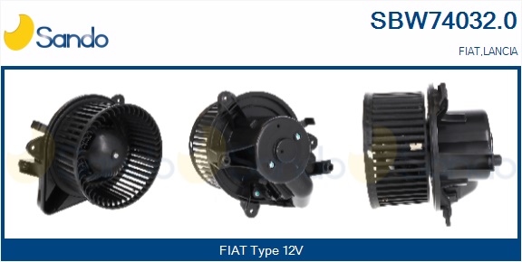 Ventilatore abitacolo SANDO SBW74032.0