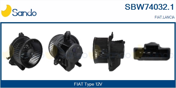 Ventilatore abitacolo SANDO SBW74032.1