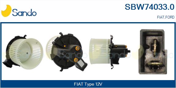 Ventilatore abitacolo SANDO SBW74033.0