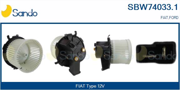 Ventilatore abitacolo SANDO SBW74033.1