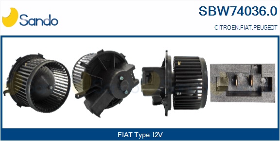 Ventilatore abitacolo SANDO SBW74036.0