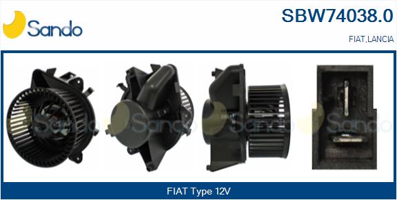 Ventilatore abitacolo SANDO SBW74038.0
