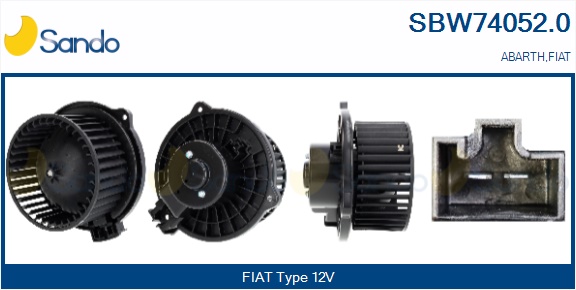 Ventilatore abitacolo SANDO SBW74052.0