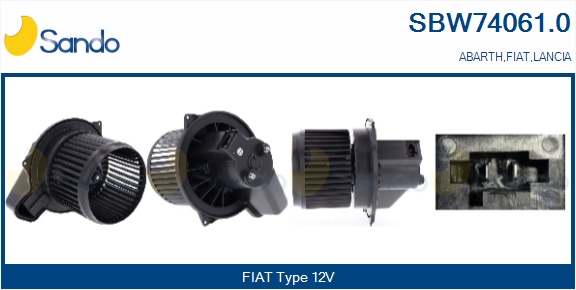 Elettromotore, ventola radiatore SANDO SBW74061.0