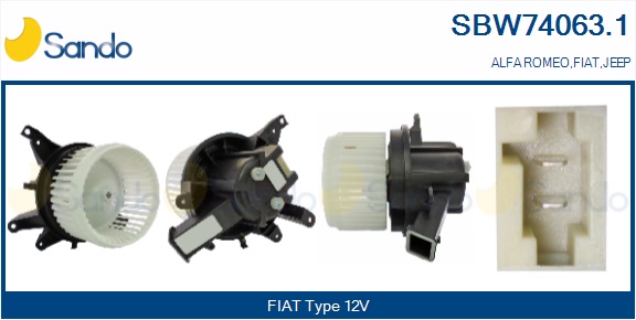 Ventilatore abitacolo SANDO SBW74063.1