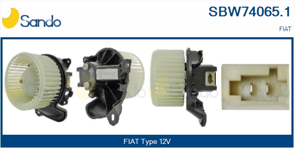 Ventilatore abitacolo SANDO SBW74065.1