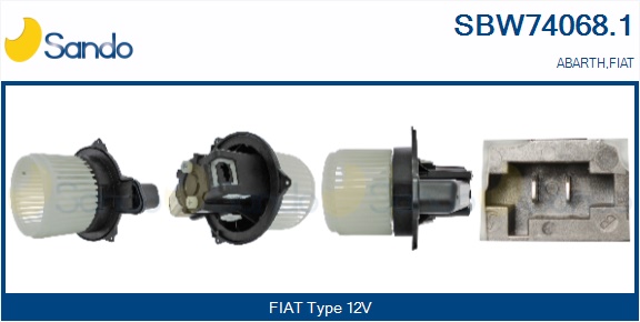 Ventilatore abitacolo SANDO SBW74068.1