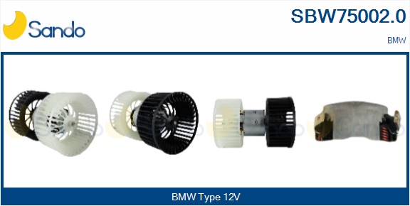 Ventilatore abitacolo SANDO SBW75002.0