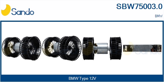 Ventilatore abitacolo SANDO SBW75003.0