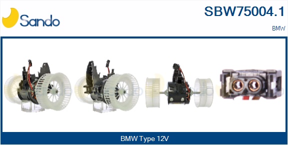 Ventilatore abitacolo SANDO SBW75004.1