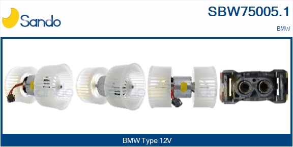 Ventilatore abitacolo SANDO SBW75005.1