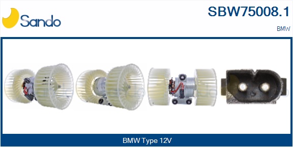 Ventilatore abitacolo SANDO SBW75008.1