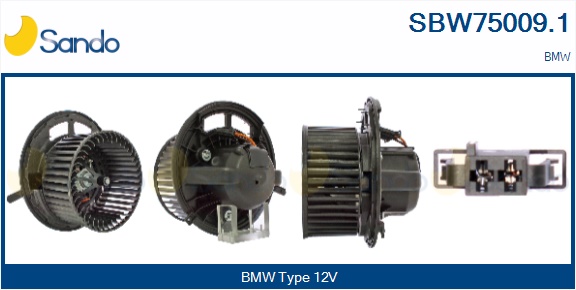 Ventilatore abitacolo SANDO SBW75009.1