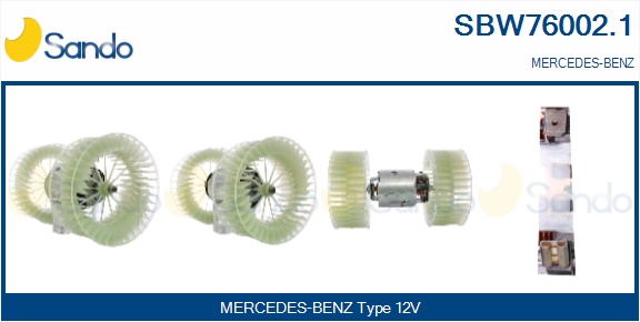 Ventilatore abitacolo SANDO SBW76002.1