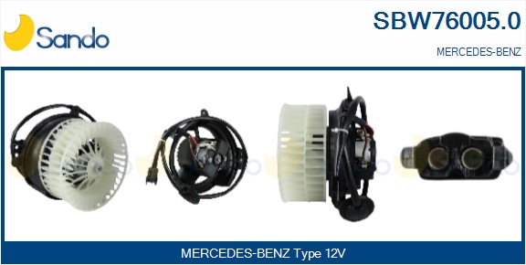 Ventilatore abitacolo SANDO SBW76005.0