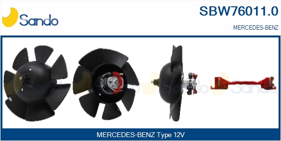 Ventilatore abitacolo SANDO SBW76011.0