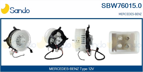 Ventilatore abitacolo SANDO SBW76015.0