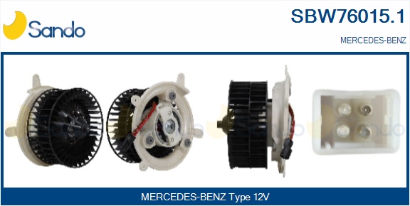 Ventilatore abitacolo SANDO SBW76015.1