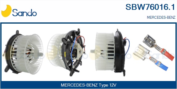 Ventilatore abitacolo SANDO SBW76016.1