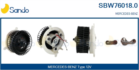 Ventilatore abitacolo SANDO SBW76018.0