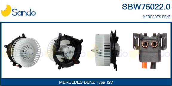 Ventilatore abitacolo SANDO SBW76022.0